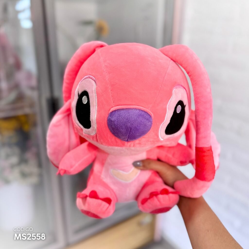Peluche Stitch rosa de 30 cm Suave, adorable para regalar Mimi