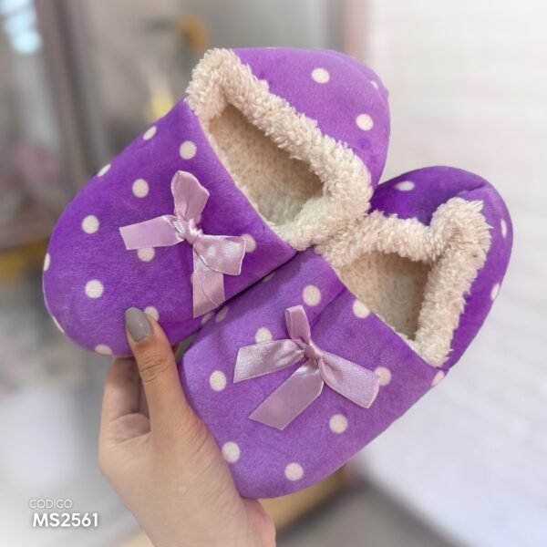 Pantufla Infantil Violeta - Image 2
