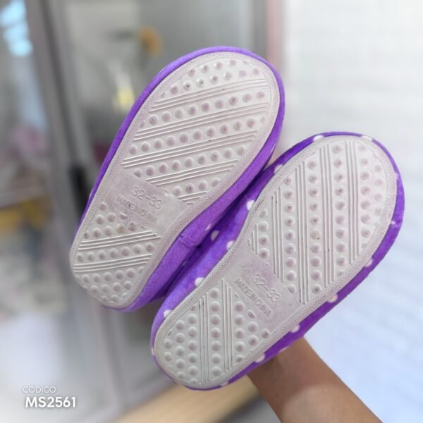 Pantufla Infantil Violeta - Image 3