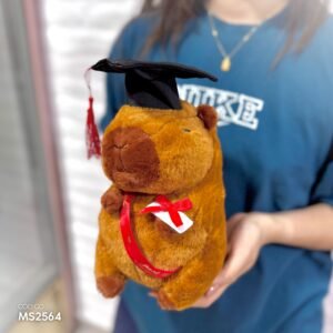Peluche Capibara Graduado 20cm