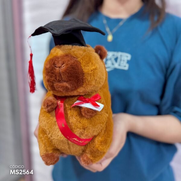 Peluche Capibara Graduado 20cm - Image 2