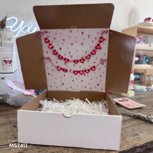 Caja Grande de Cartón con moño