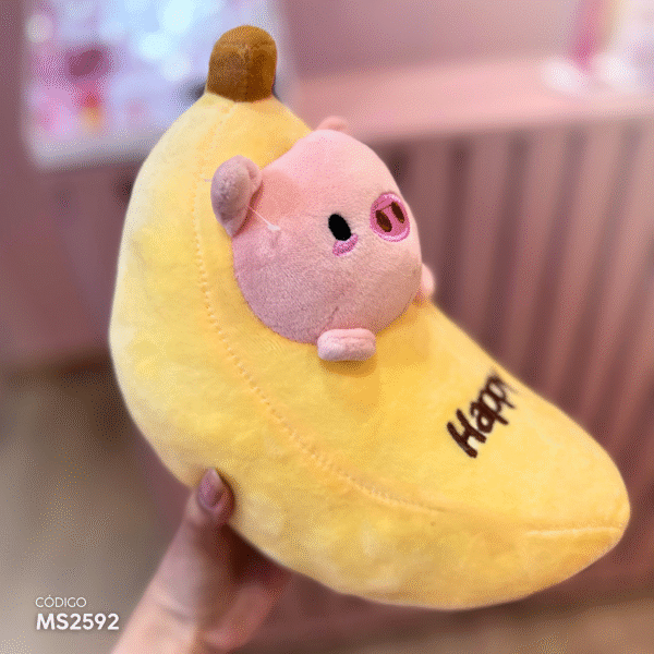 Peluche Banana con Chanchito - Image 2