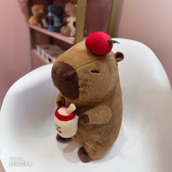 Peluche Capibara 50cm con manta