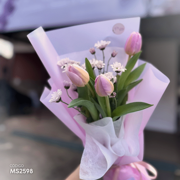Ramo de 3 tulipanes - Image 2