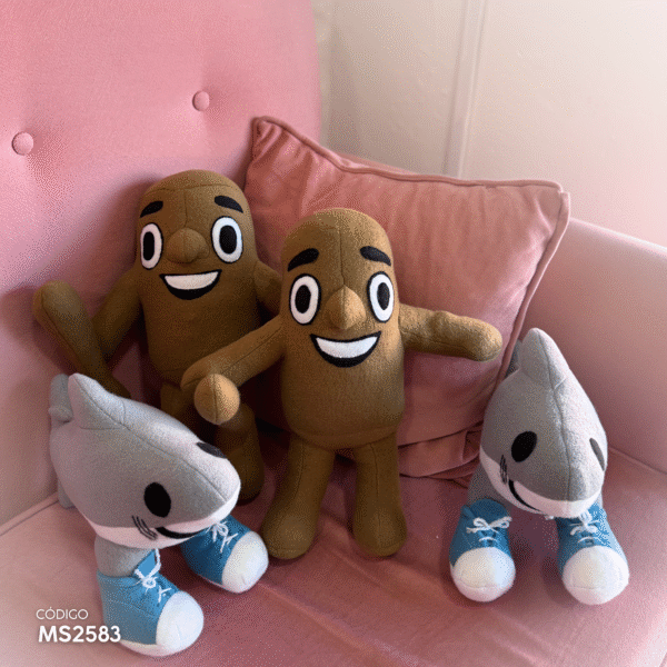 Peluche Tum Tum Sahur y Tralalero Tralala