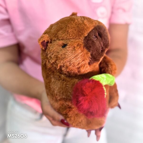 Peluche Capibara con flor - Image 2