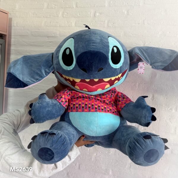 Peluche Gigante de Stitch 90cm con camisa - Image 2