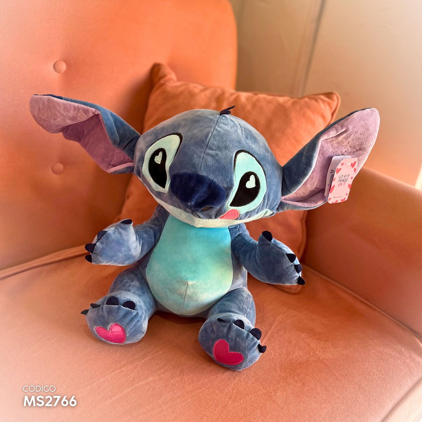 Peluche Stitch Enamorado 40cm - Image 2